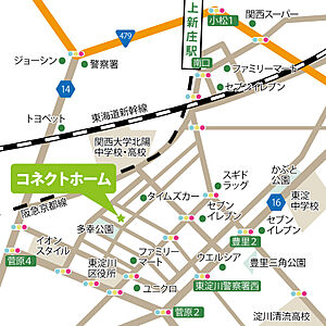 株式会社Connect　Homeの周辺地図