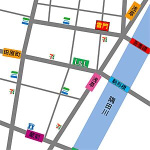 株式会社ラッキー&ライフの周辺地図