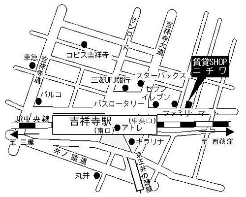 株式会社ニチワ 吉祥寺営業所の周辺地図