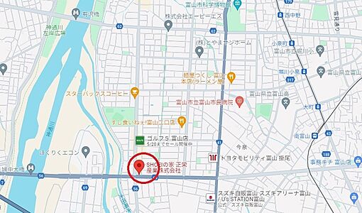 イエステーション富山中央店 正栄産業株式会社の周辺地図