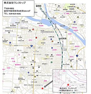 株式会社ワンストップの周辺地図