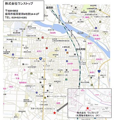 株式会社ワンストップの周辺地図