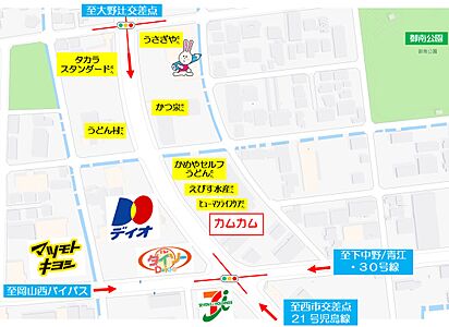 株式会社家夢花夢の周辺地図