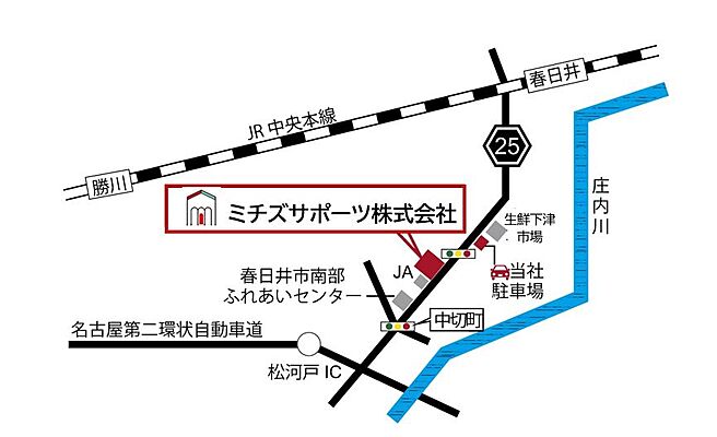 MICHI´S　SUPPORTS株式会社　ボタニカルハウスの周辺地図