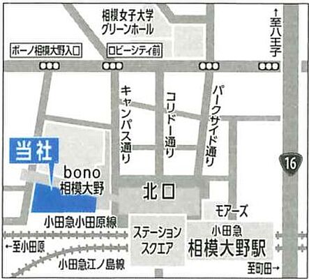 株式会社マトリックストラスト 相模大野センターの周辺地図