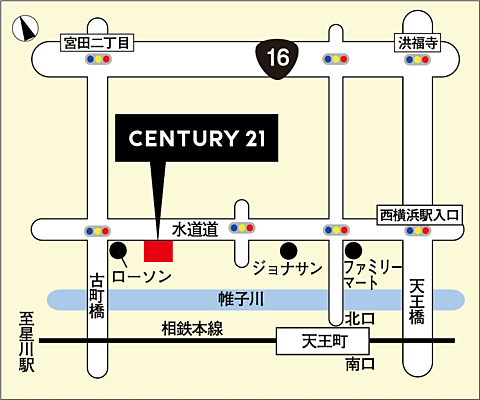 Second株式会社 センチュリー21Secondの周辺地図