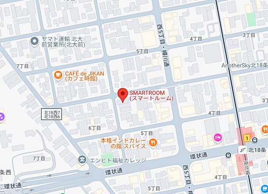 SMART ROOM 合同会社Smile Linksの周辺地図
