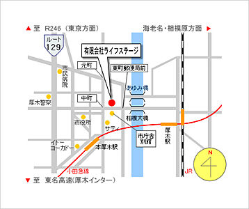 有限会社ライフステージの周辺地図