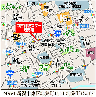 ケイアイエポックメイキング株式会社 新潟店の周辺地図