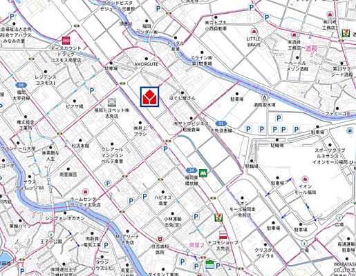 株式会社ヤマダデンキ ヤマダ不動産 Tecc LIFE SELECT 福岡志免本店の周辺地図