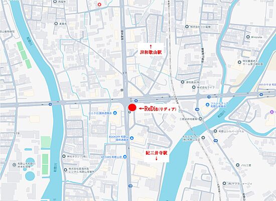 株式会社ReDiaの周辺地図