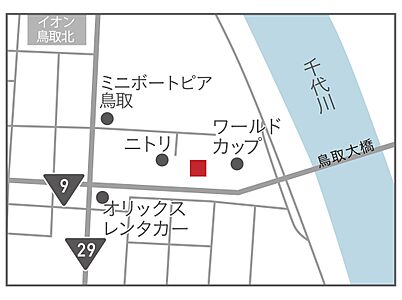 株式会社アート建工 鳥取店の周辺地図
