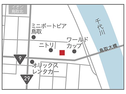 株式会社アート建工　鳥取店の周辺地図