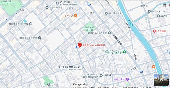 株式会社不動産Labo. 静岡営業所の周辺地図