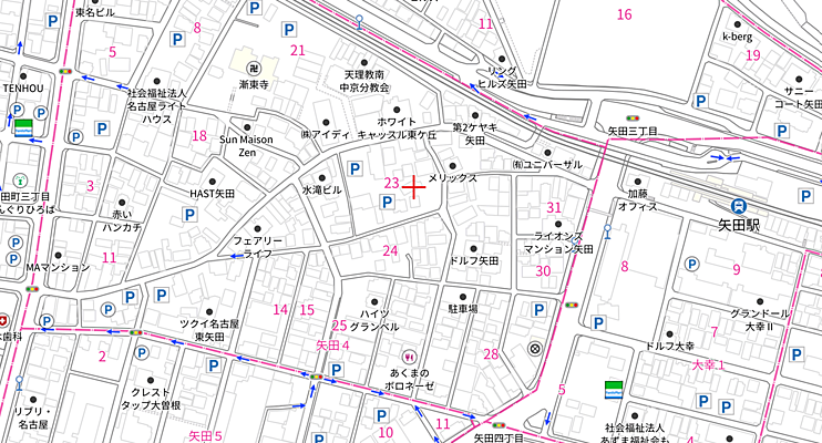 株式会社Ap．9の周辺地図