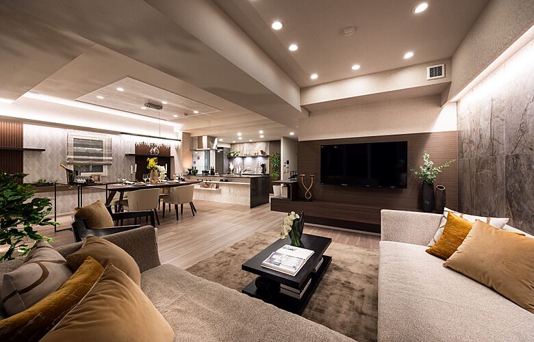 デュオヒルズ北見 リビング・ダイニング・キッチン