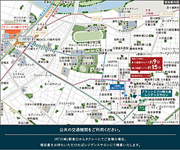 ブランシエラ川崎大島 現地案内図