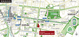 仙台 THE GRAND SKY 現地案内図