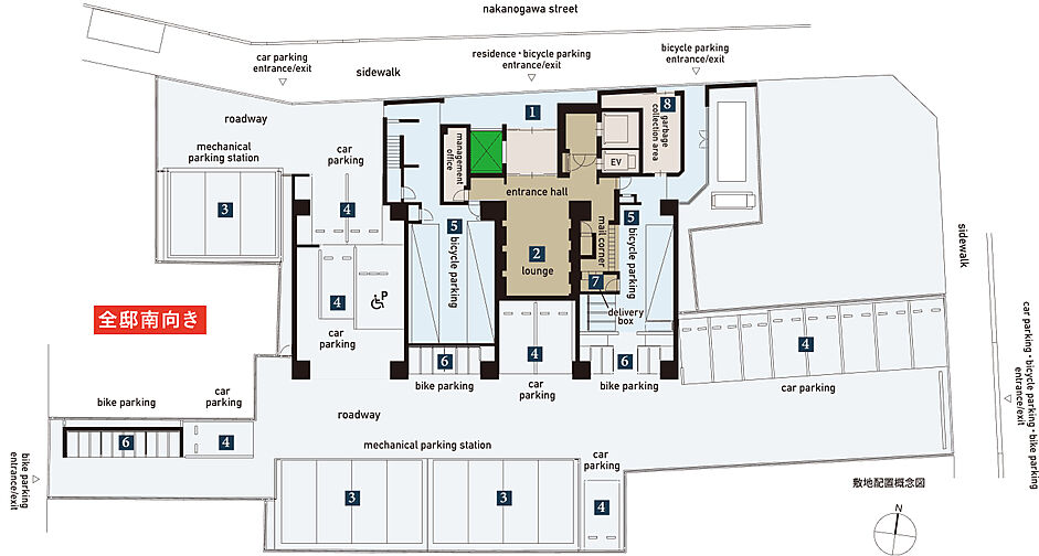 レーベン松山市駅ALBIO TOWER 共用部