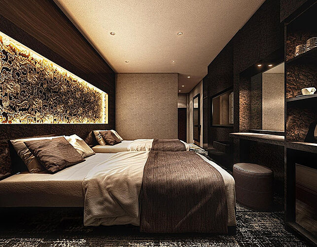 レーベン小田原 SKYS THE TOWER ゲストルーム完成予想CG