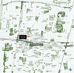 レーベン大阪上本町プレイズ 現地案内図