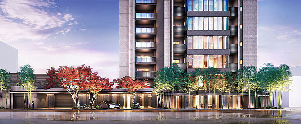 クリオ代官町ザ・クラシック エントランス完成予想図（車寄せ）