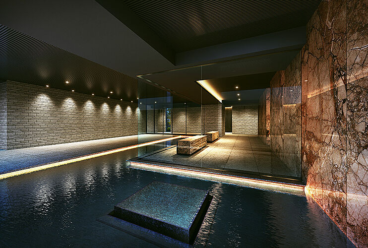 クリオレジダンス八王子セントラルマークス エントランスホール完成予想図