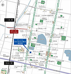 サーパス伏石中央公園南 現地案内図