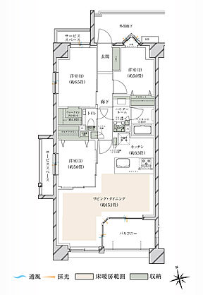 ヴェレーナグラン府中美好 間取り 【先着順】BA