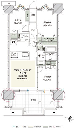ヴェレーナ亀戸中央公園 間取り Ct