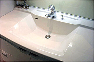 ヒルズグランデ稲毛 ボウル一体型洗面カウンター