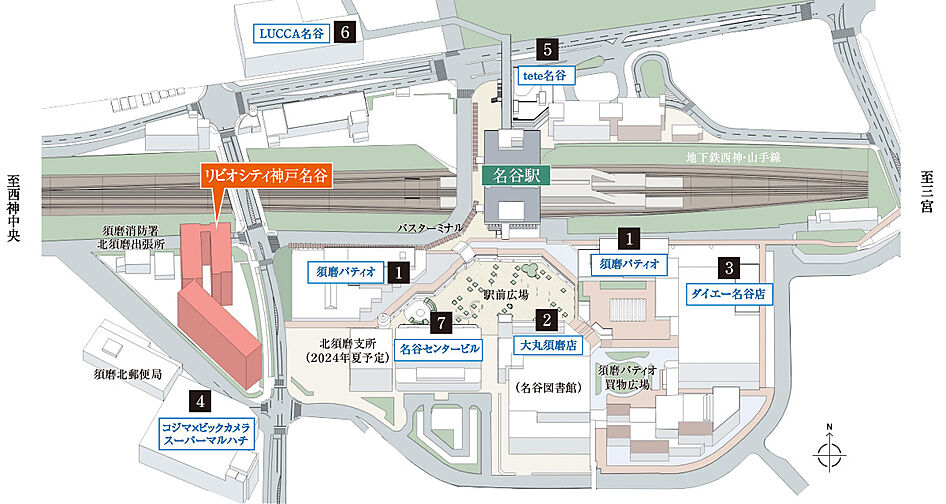 神戸名谷・駅前複合開発プロジェクト（リビオシティ神戸名谷） その他