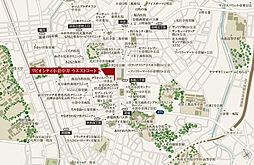 リビオシティ小倉中井 ウエストコート 現地案内図