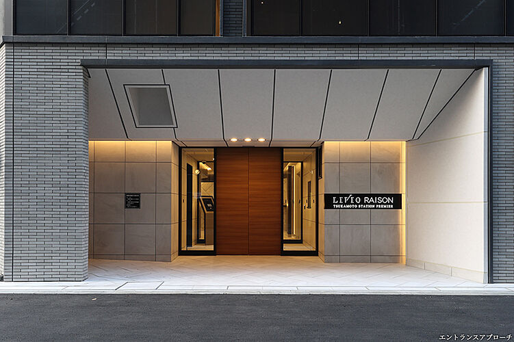 JR大阪1駅新築分譲マンションプロジェクト（リビオレゾン塚本ステーションプレミア） エントランスアプローチ