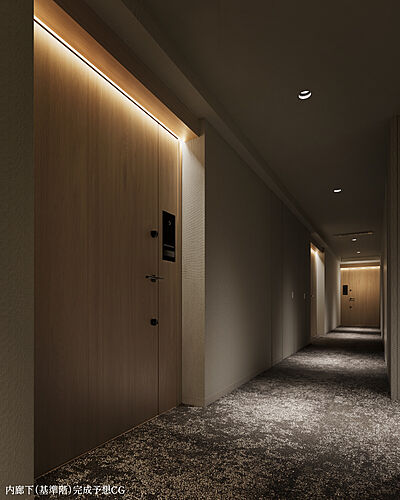 リビオ三田レジデンス 内廊下（基準階）完成予想CG