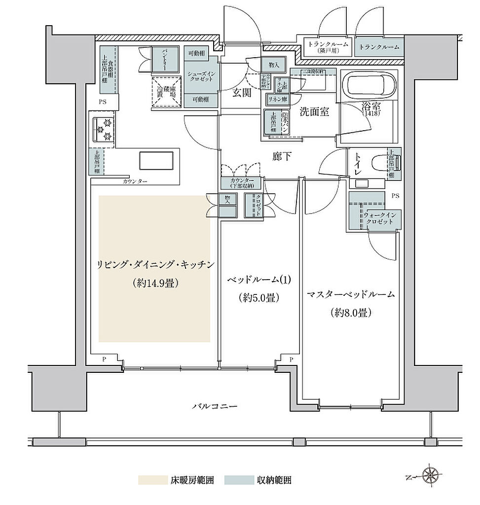 リビオ三田レジデンス 間取り B
