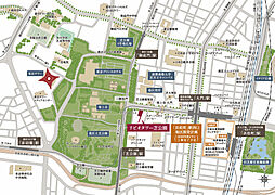 リビオタワー芝公園 現地案内図