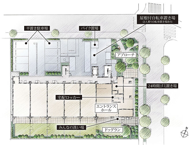 リビオ篠崎 共用部