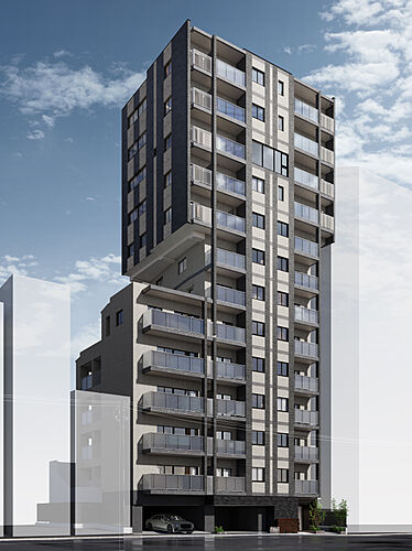 ルジェンテ神楽坂 外観完成予想CG