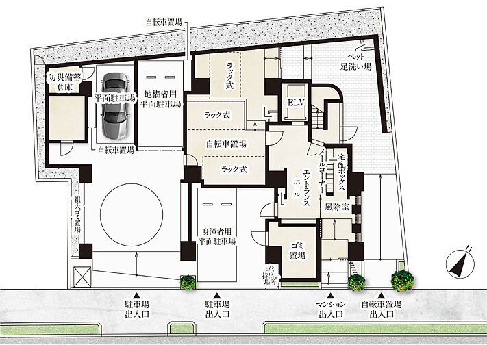 ルジェンテ神楽坂 共用部