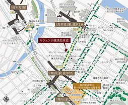 ルジェンテ横濱馬車道 現地案内図