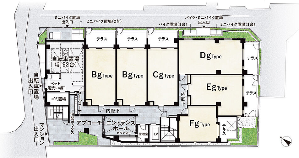 ルジェンテ渋谷西原 共用部