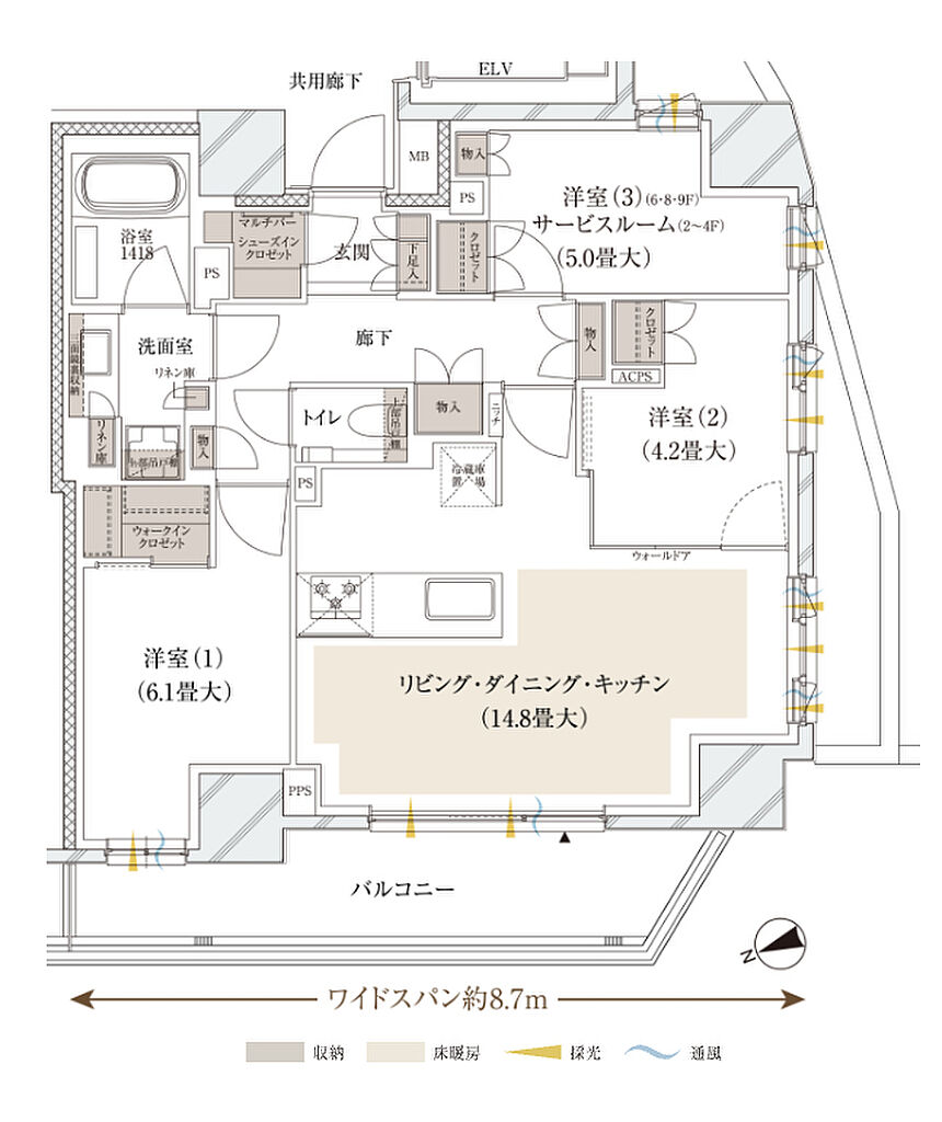 ルジェンテ中野 間取り C