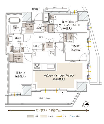 ルジェンテ中野 間取り C