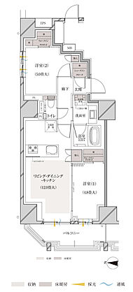 ルジェンテ亀戸 間取り A'