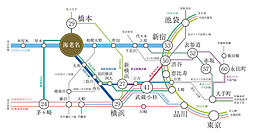 リーフィアタワー海老名クロノスコート アクセス図