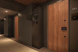 リーフィアレジデンス経堂 全戸分・個別宅配ロッカー