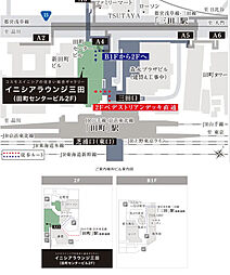 イニシア千住大橋ステーションフロントBright wing　第1期1次 モデルルーム案内図