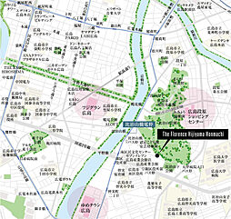 Theフローレンス比治山本町 現地案内図