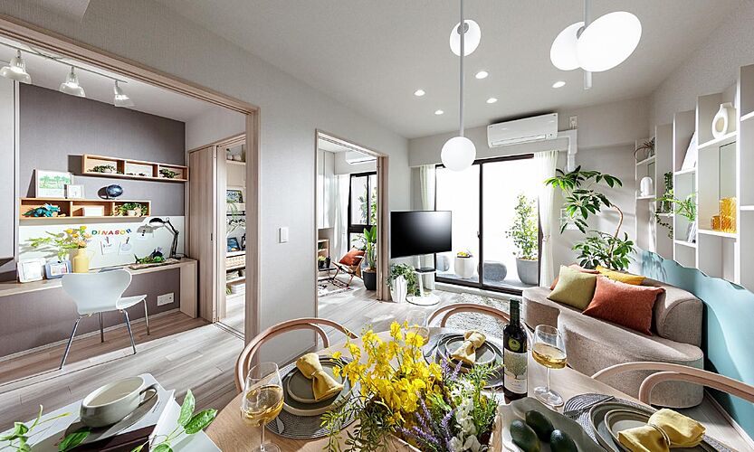 ルネ柏ディアパーク リビング・ダイニング（D2タイプ）